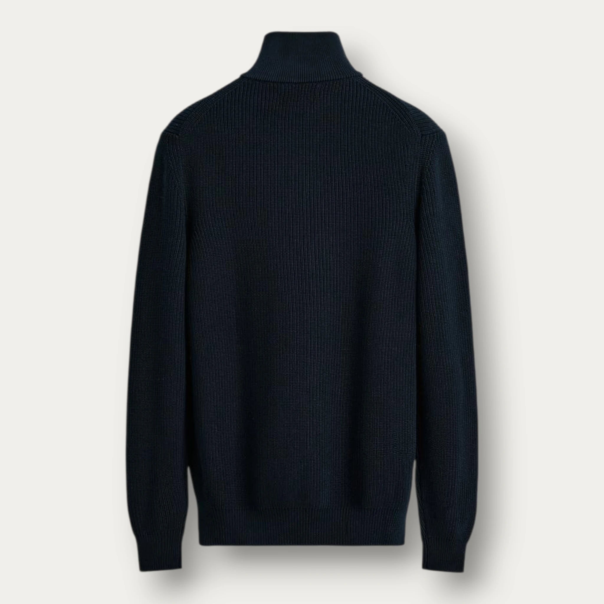 KNIT QUARTER-ZIP JUMPER