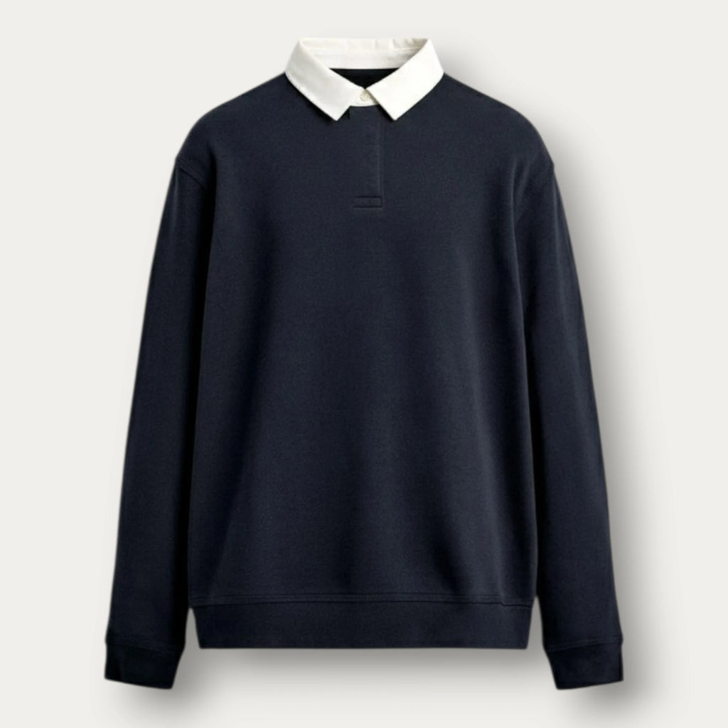 COLLAR POLO SWEATSHIRT