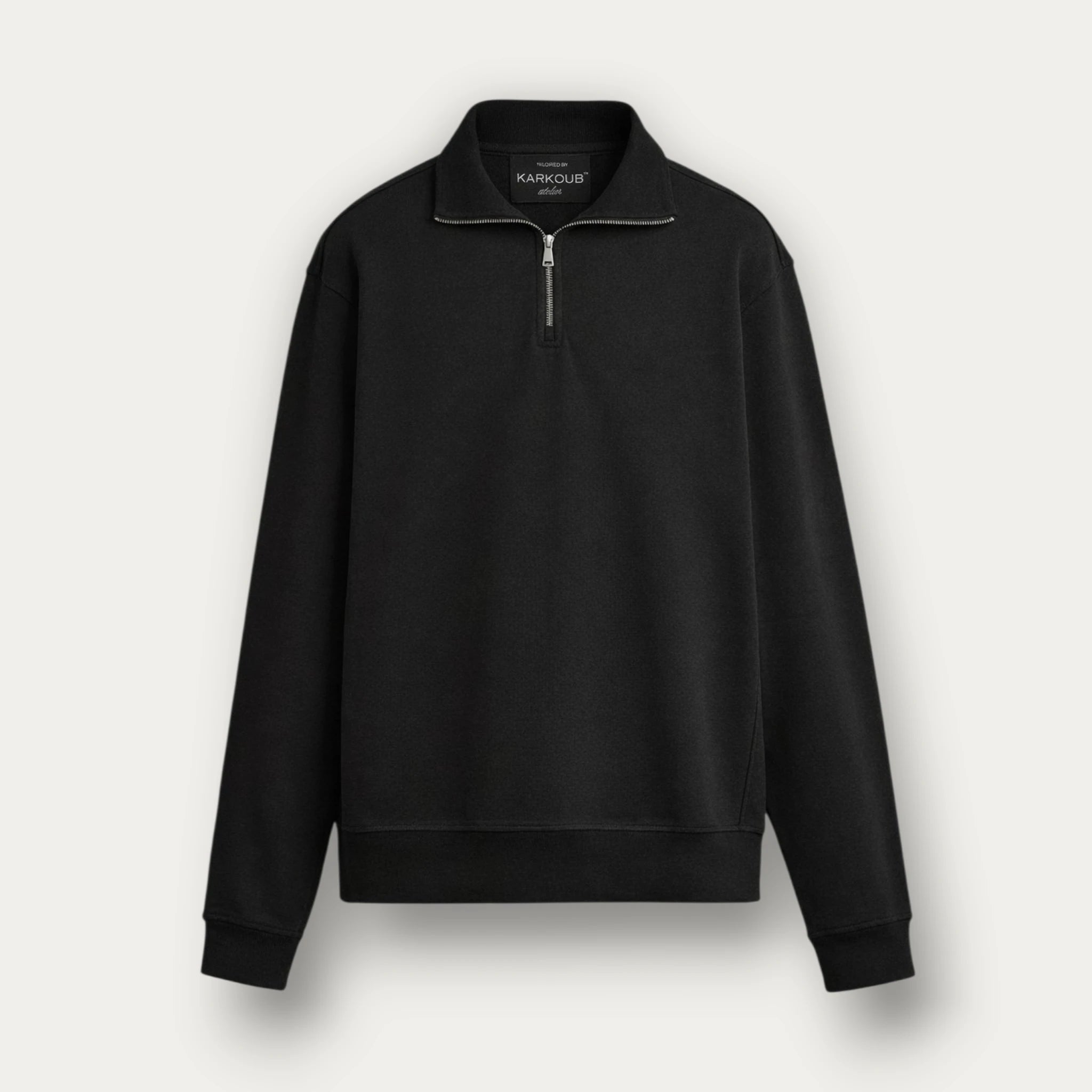 QUARTER-ZIP SWEATSHIRT