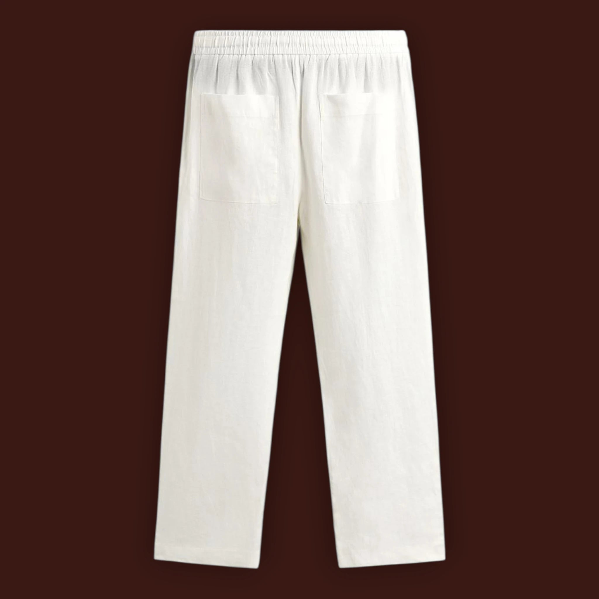 RELAXED FIT LINEN PANTS